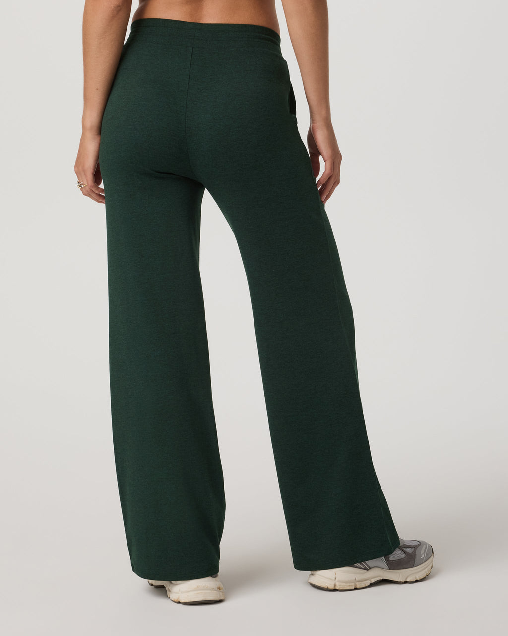 Halo Essential Wideleg Pant | Evergreen Heather