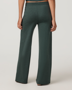Halo Essential Wideleg Pant - Short | Hemlock Heather