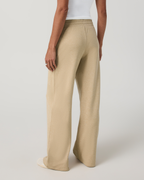 Halo Essential Wideleg Pant | Khaki Heather