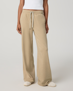Halo Essential Wideleg Pant | Khaki Heather