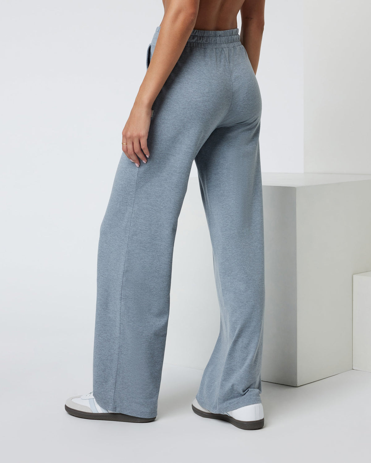 Halo Essential Wideleg Pant | Mallorca Heather
