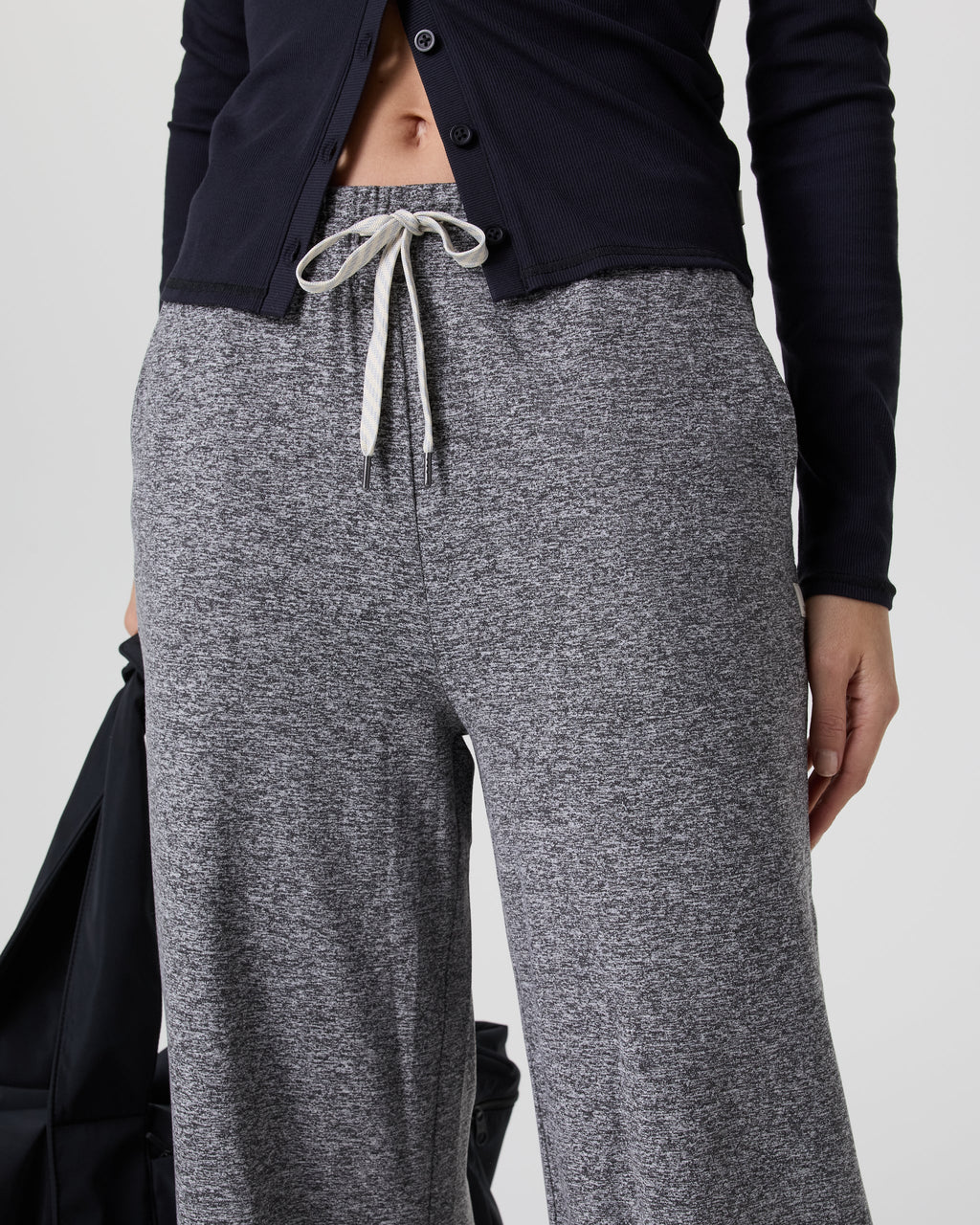 Halo Essential Wideleg Pant | Heather Grey