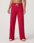 Halo Essential Wideleg Pant | Strawberry Heather