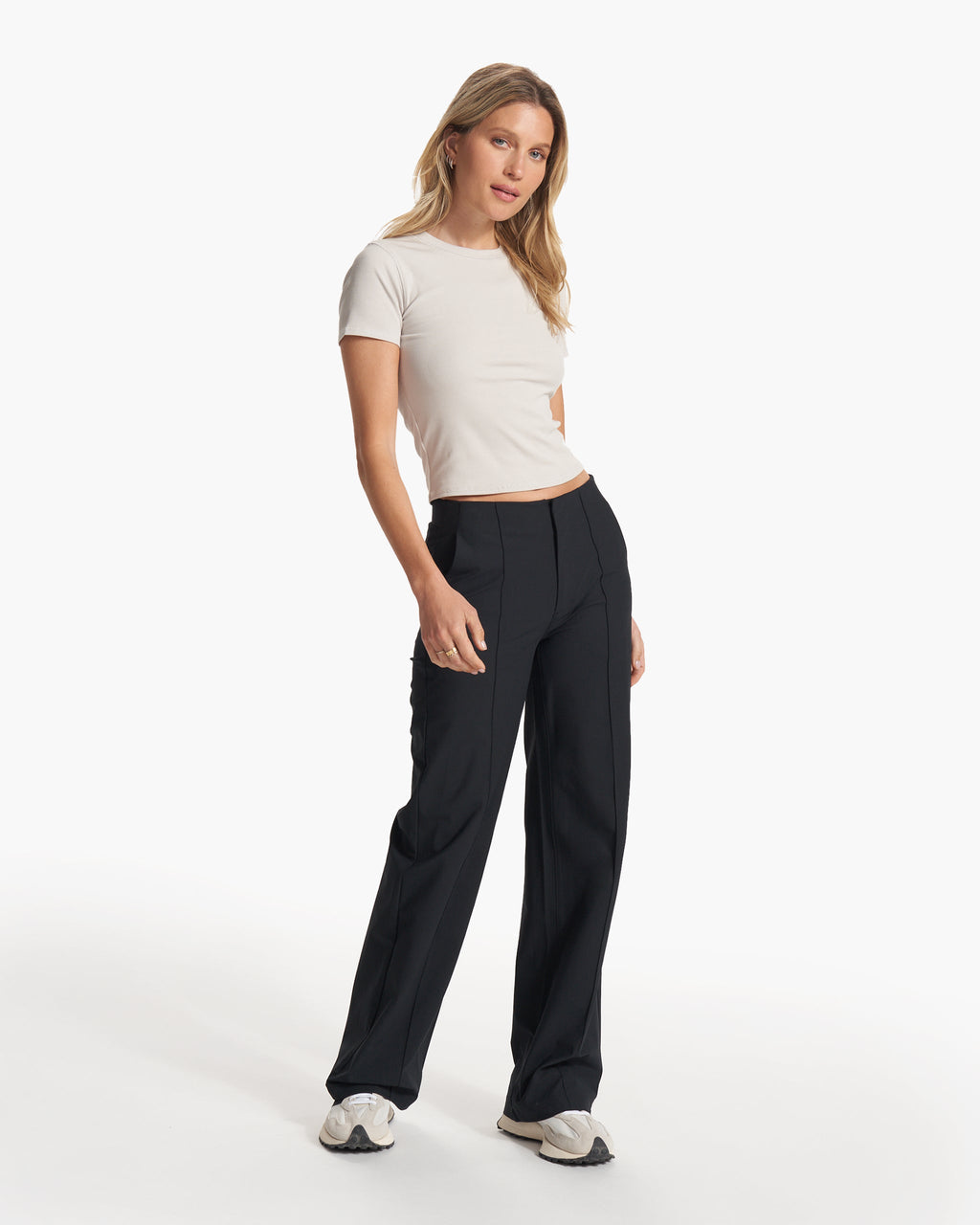Womens Vuori Meta™ Wideleg Pant | Black