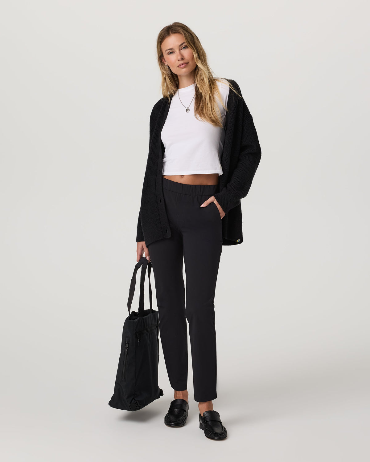 Miles Ankle Pant - Long | Black