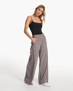 Villa Wideleg Pant | Smoke