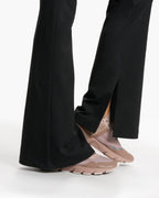 Granite High Waist Flare | Black Heather