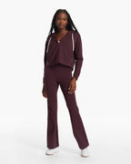 Granite High Waist Flare | Cerise Heather