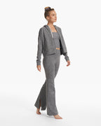 Granite High Waist Flare | Heather Grey