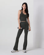 Halo Slim Flare Pant | Kale