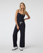 Pose Henley Jumpsuit | Black