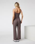 Pose Henley Jumpsuit | Chocolate