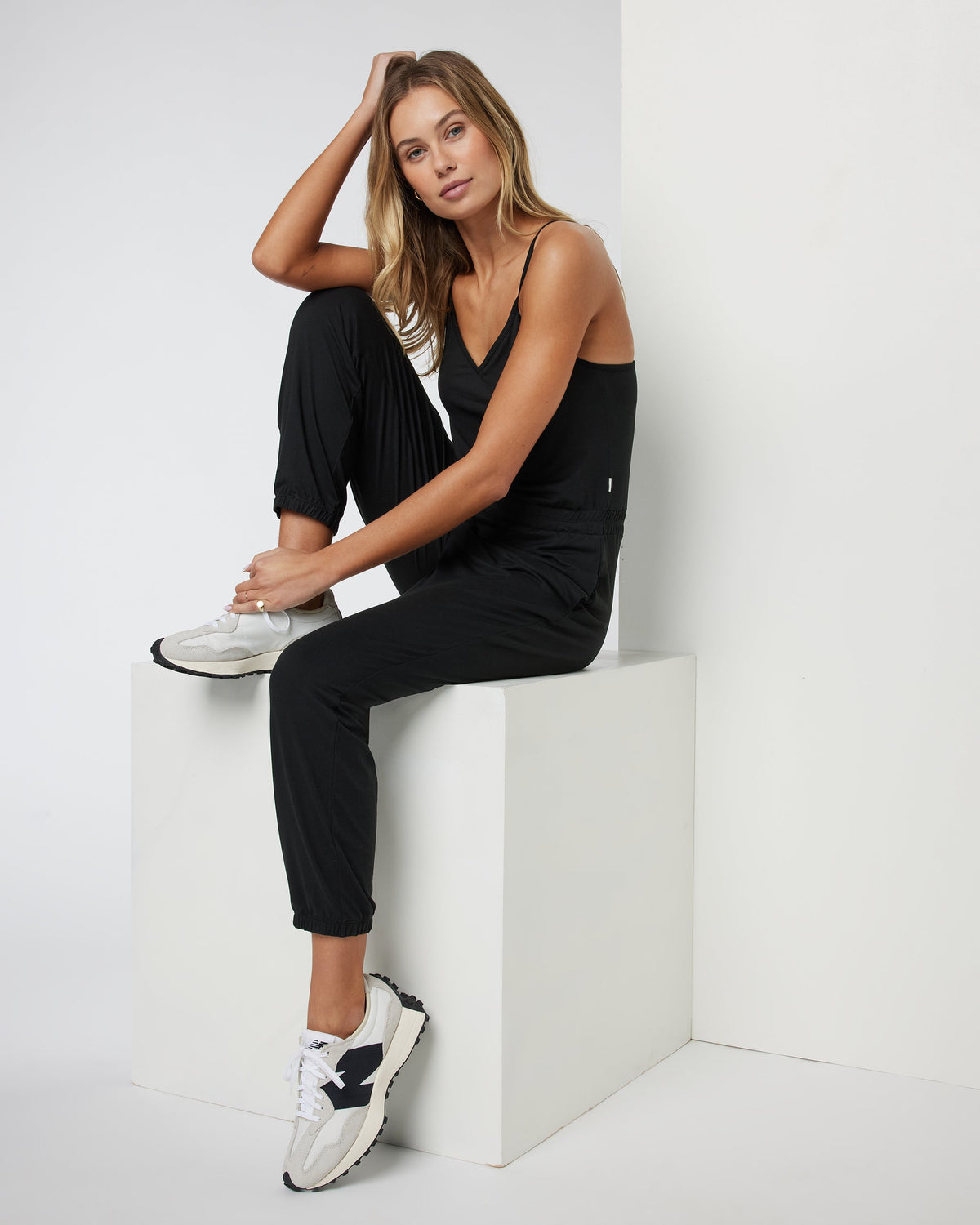 Lux Jogger Jumpsuit | Black