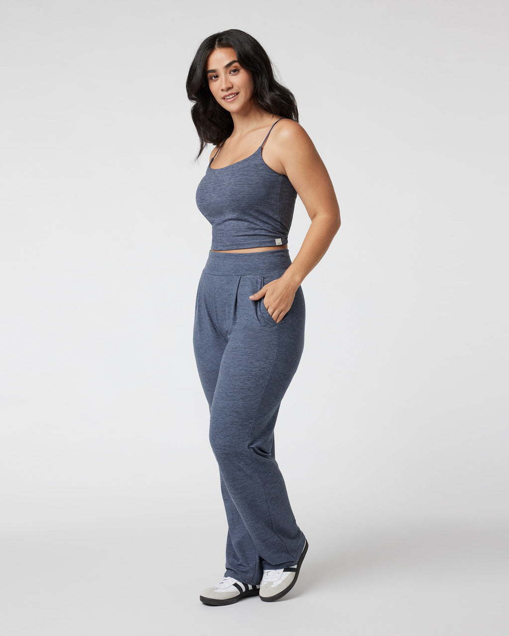 Lux At Ease Straight | Azure Heather