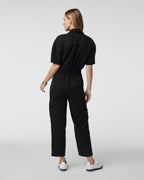 Short Sleeve Coastline Jumpsuit | Black