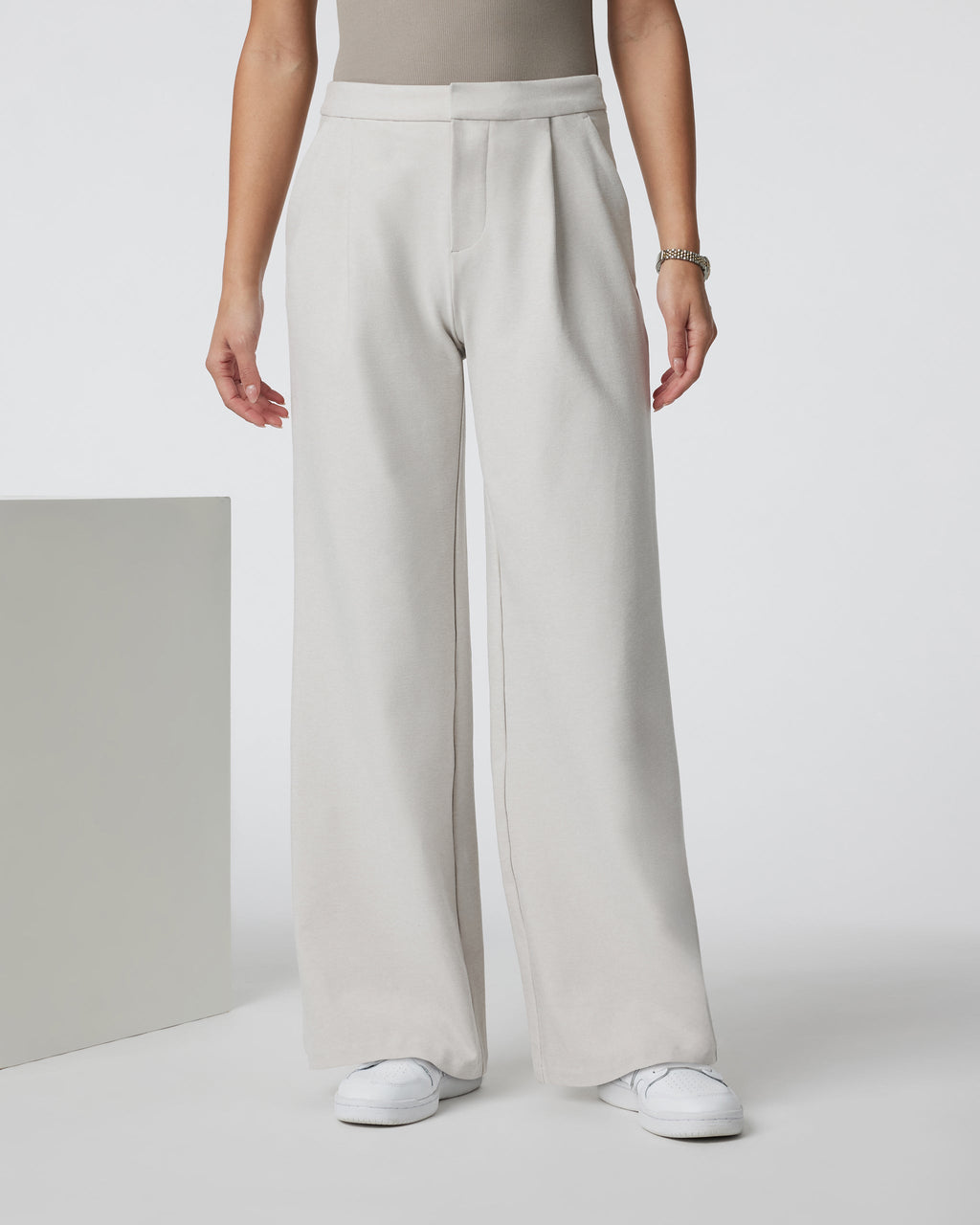 Elevation Trouser-Short | Ecru Heather