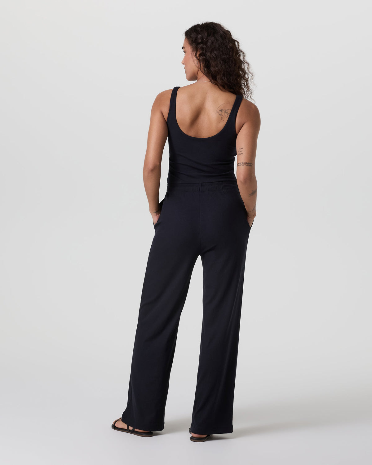Pose Scoop Jumpsuit | Black
