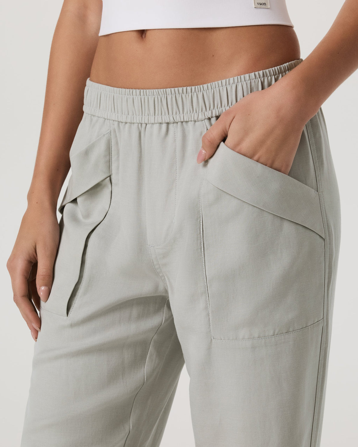 Trestles Twill Jogger | Talc