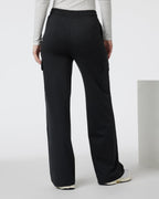 Halo Essential Cargo Wideleg | Black Heather