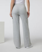 Halo Essential Cargo Wideleg | Pale Grey Heather