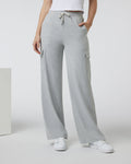 Halo Essential Cargo Wideleg | Pale Grey Heather