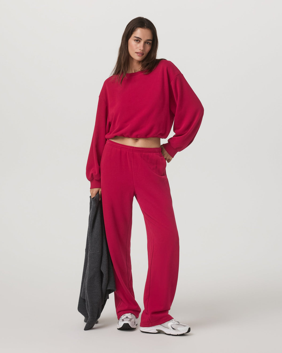 Sedona Straight Leg Sweatpant | Strawberry