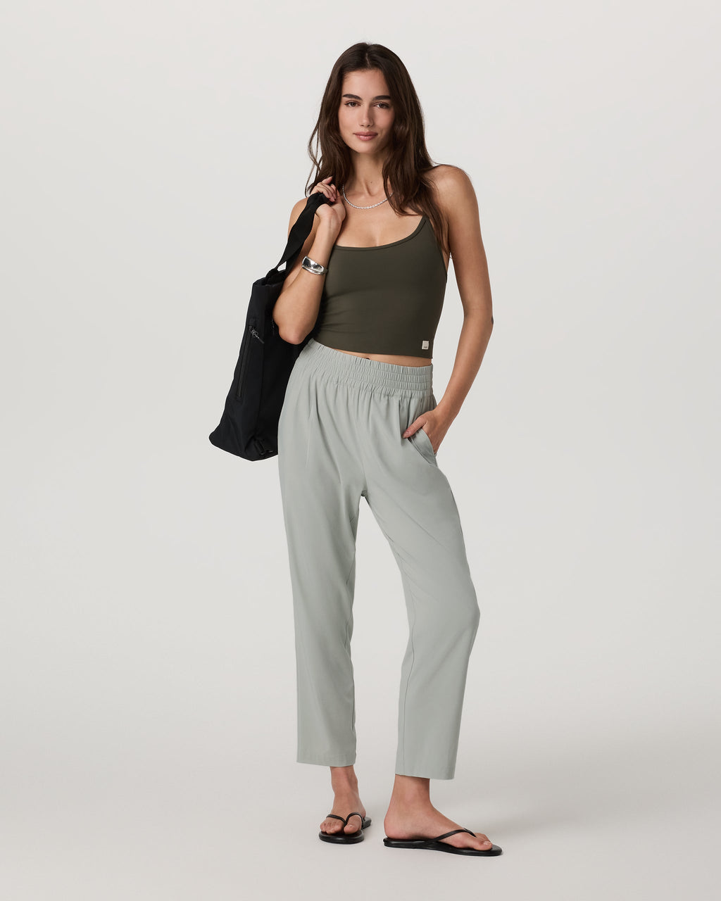 Villa Ankle Pant | Talc