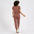 All Day Jumpsuit | Terracotta Heather