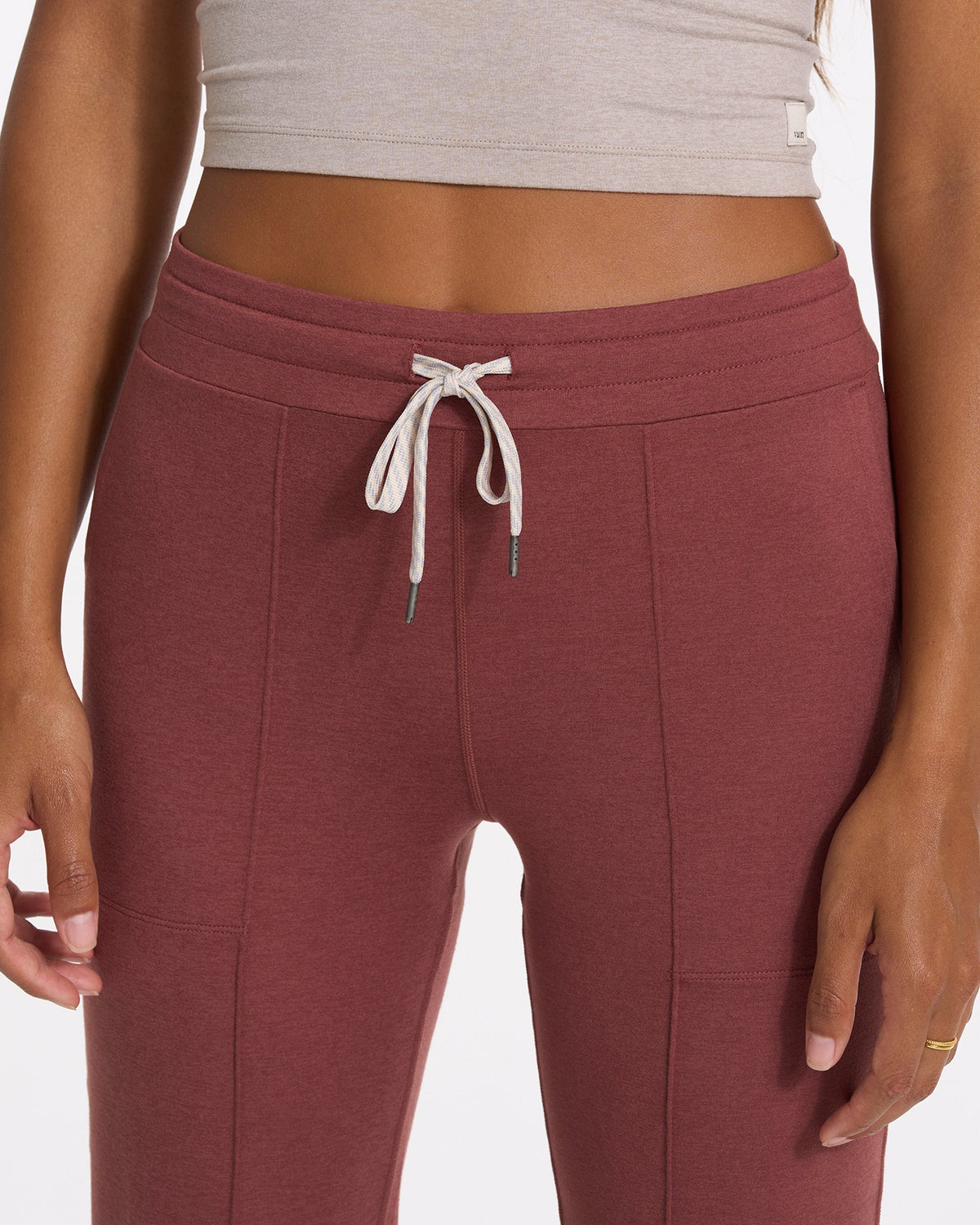 Halo Wide Leg Flare Pant | Rosewood Heather