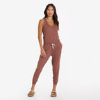 Lux Jumpsuit | Terracotta Heather