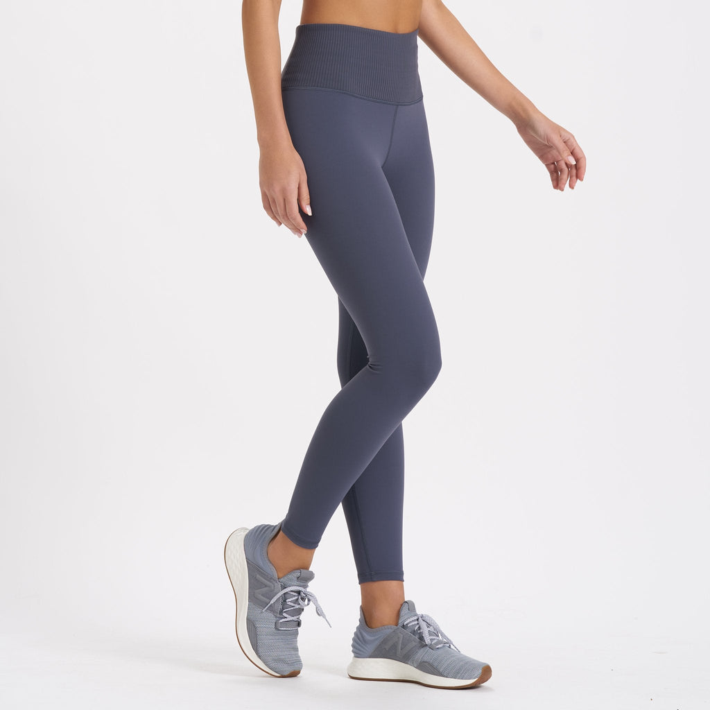 Rib Studio Legging | Azure
