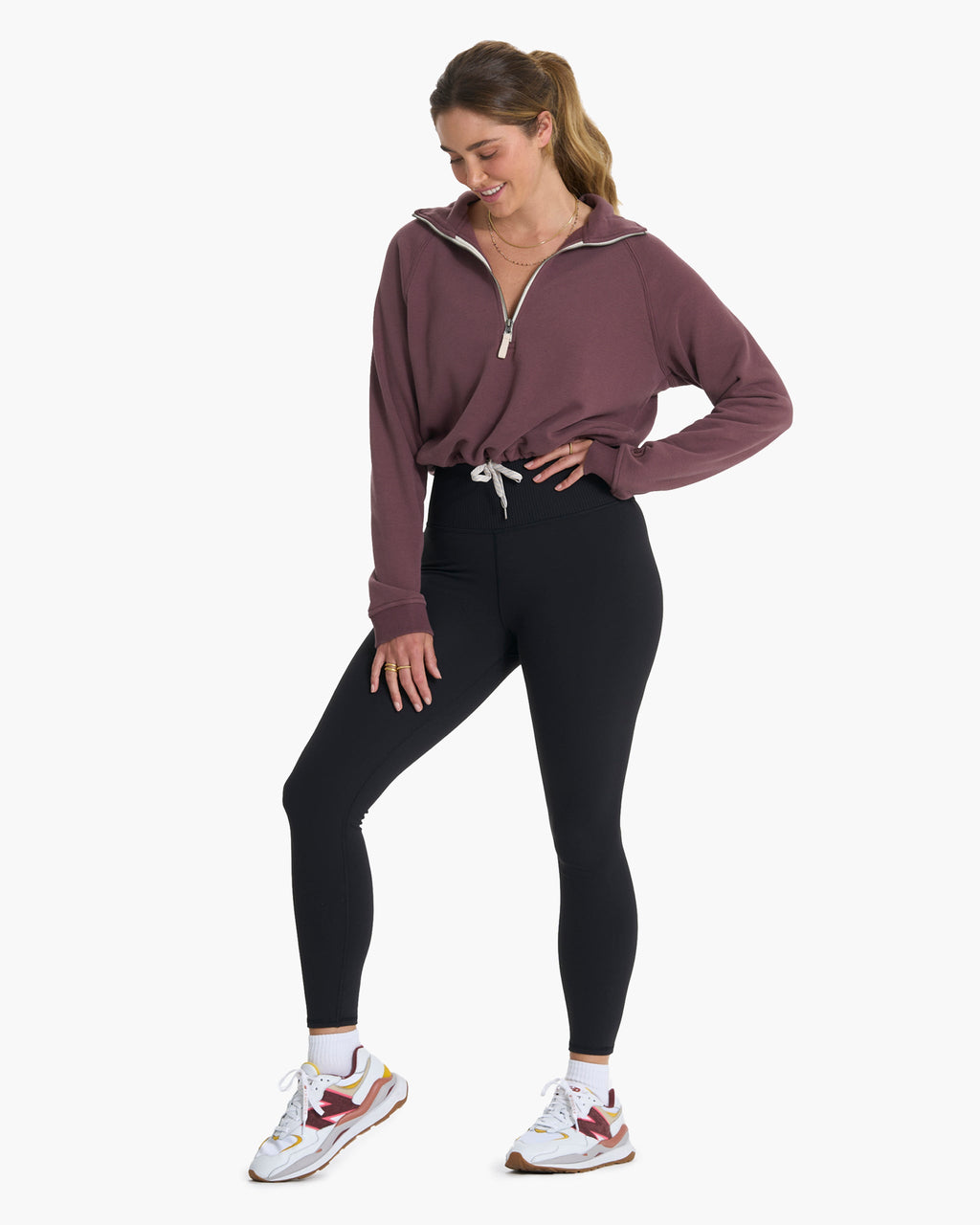Rib Studio Legging | Black