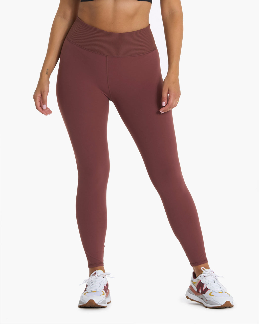 Rib Studio Legging | Cedar