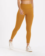 Rib Studio Legging | Dark Golden
