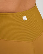 Rib Studio Legging | Dark Golden