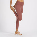 Rib Studio Legging | Terracotta