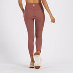 Rib Studio Legging | Terracotta