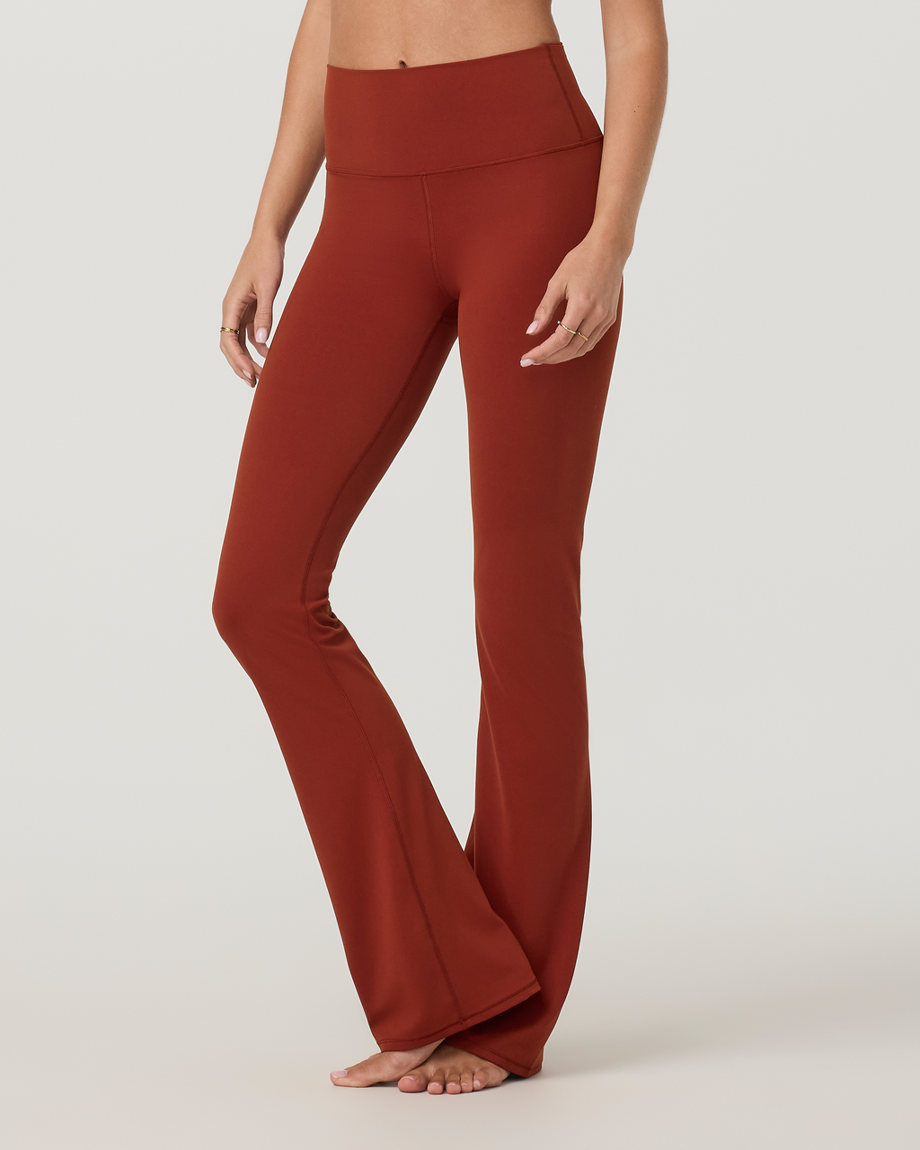 Vuori AllTheFeels™ Slim Flare - Short | Red Ochre