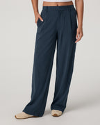 Villa Pinstripe Trouser Pant | Navy Pinstripe