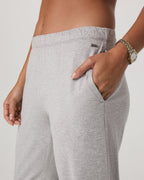 Halo Modern Straight Leg Pant-Short | Pale Grey Heather