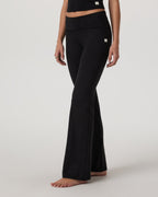Halo Foldover Pant | Black Heather