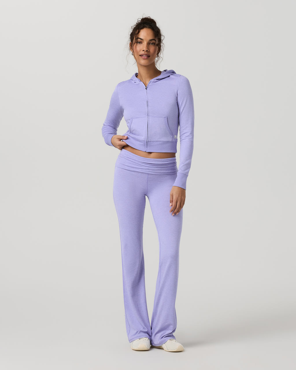 Halo Foldover Pant | Hyacinth Heather