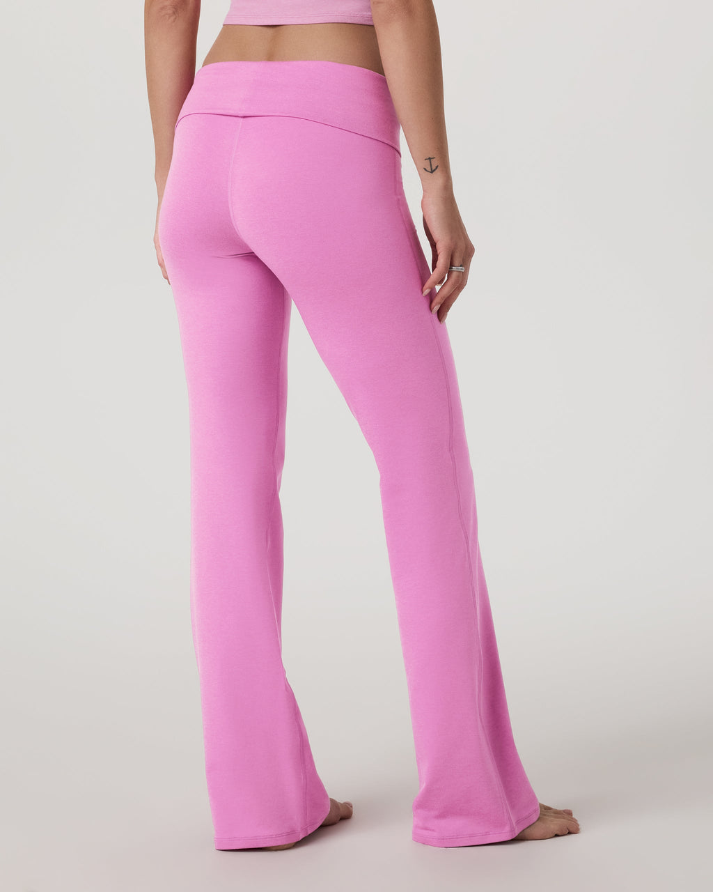 Halo Foldover Pant | Azalea Pink Heather