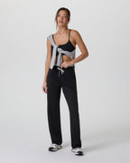 Halo Warm Up Straight Leg Pant | Black Heather