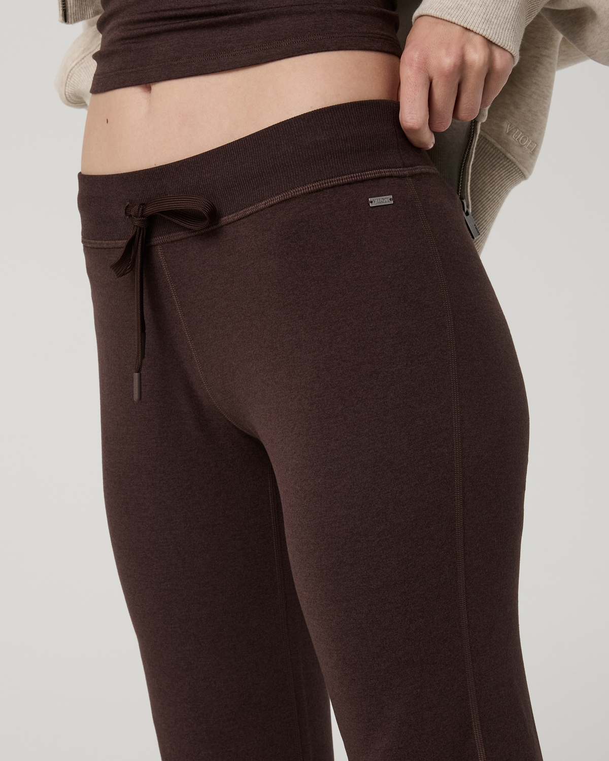 Halo Low Rise Slim Flare Pant | Java Heather