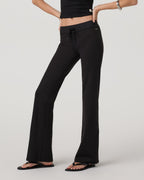 Halo Low Rise Slim Flare Pant | Solid Black