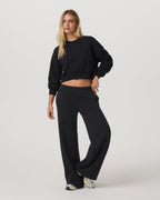 Restore Ultra Wideleg Sweatpant | Washed Black