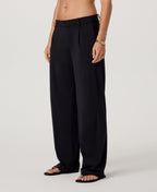 Villa Low Slung Trouser | Black