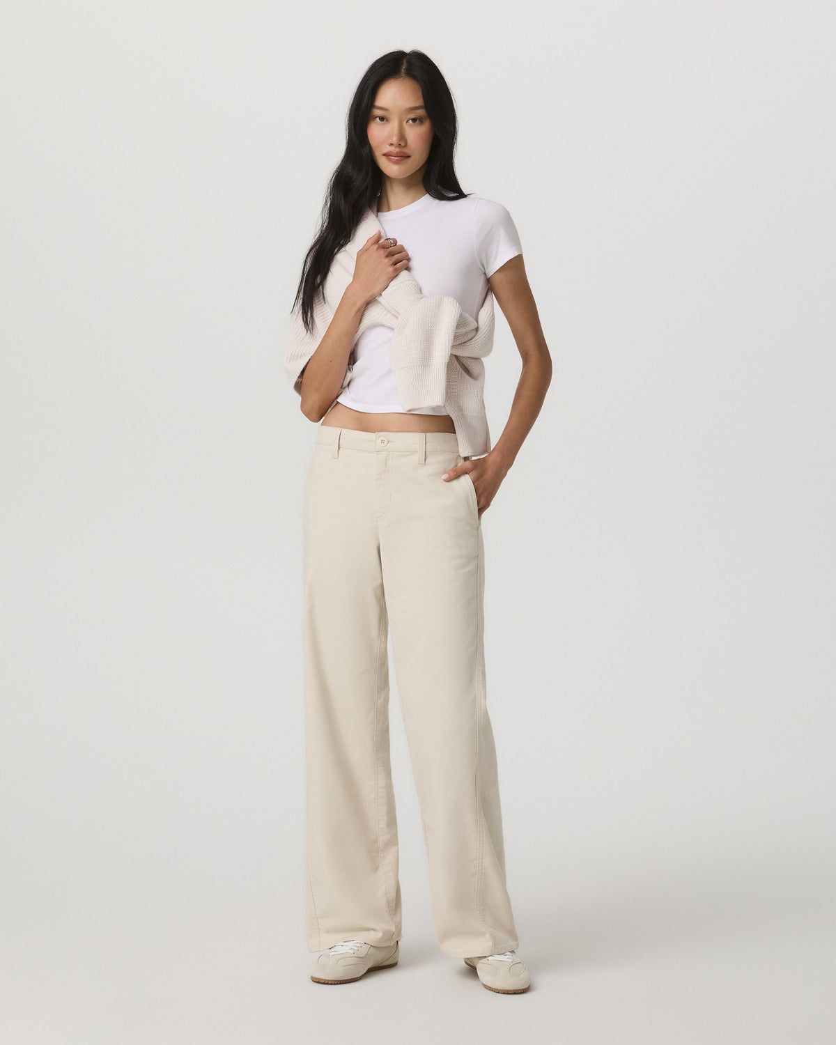 Telluride Twill Pant | Bone