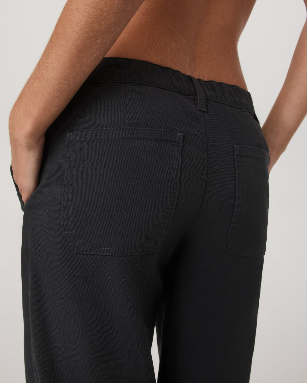 Telluride Twill Pant | Washed Black
